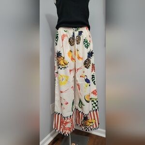 Summer satin pants NWOT